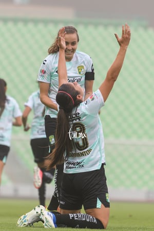 Del gol de Yashira, Yashira Barrientos, Daniela Calderón | Santos Laguna vs León femenil J5