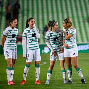 Katia Estrada, Daniela Delgado, Alexxandra Ramírez, Alexia V | Santos vs Leon J6 C2022 Liga MX femenil