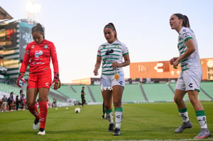 Hannia De Avila, Daniela Delgado, Alexia Villanueva | Santos vs Mazatlán J17 C2022 Liga MX femenil