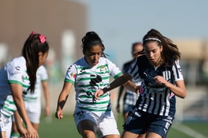 Celeste Guevara, Sara Ortiz | Santos vs Monterrey J1 C2022 Liga MX