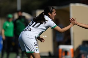Celebración, gol de Judith Félix, Judith Félix | Santos vs Monterrey J1 C2022 Liga MX