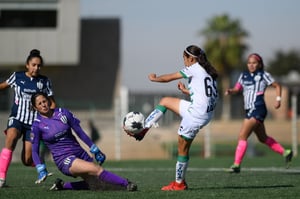 Ailin Serna, Ailin Serna, Mariana Caballero | Santos vs Monterrey J1 C2022 Liga MX