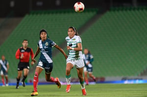Estela Gómez, Ivonne Najar | Santos vs Puebla J14 A2022 Liga MX femenil