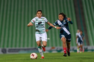 Alexxandra Ramírez, Lía Morán | Santos vs Puebla J14 A2022 Liga MX femenil