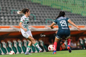 Daniela Delgado, Jessica Tenorio | Santos vs Puebla J14 A2022 Liga MX femenil