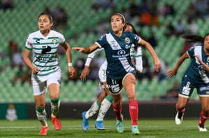 Alexxandra Ramírez, Jacquelyn Kosegarten | Santos vs Puebla J14 A2022 Liga MX femenil