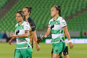 Sheila Pulido, Natalia Miramontes | Santos Laguna vs Pumas UNAM J7 A2022 Liga MX femenil