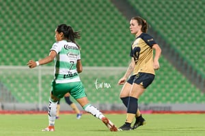 Estela Gómez, Chandra Eigenberger | Santos Laguna vs Pumas UNAM J7 A2022 Liga MX femenil