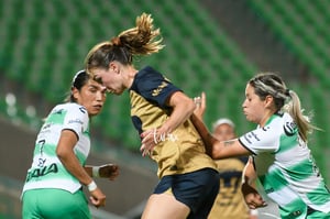 Sheila Pulido, Chandra Eigenberger | Santos Laguna vs Pumas UNAM J7 A2022 Liga MX femenil