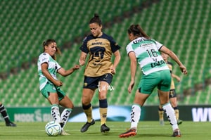 Stephanie Ribeiro, Brenda López | Santos Laguna vs Pumas UNAM J7 A2022 Liga MX femenil
