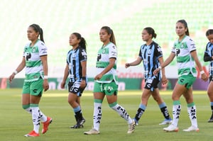 Katia Estrada, Brenda López | Santos Laguna vs Querétaro J1 A2022 Liga MX femenil