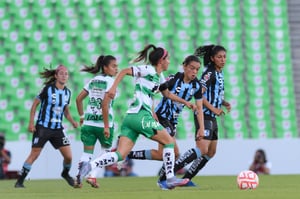 Daniela Delgado, Barbrha Figueroa | Santos Laguna vs Querétaro J1 A2022 Liga MX femenil