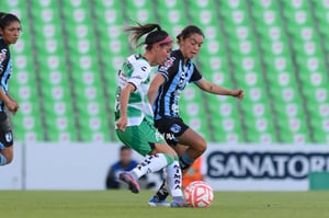Daniela Delgado, Barbrha Figueroa | Santos Laguna vs Querétaro J1 A2022 Liga MX femenil