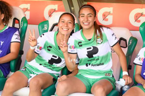 Catherine Calvillo, Ana Peregrina | Santos Laguna vs Querétaro J1 A2022 Liga MX femenil