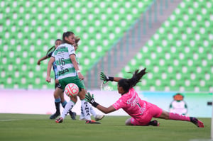 Hannia De Ávila, Priscila Padilla | Santos Laguna vs Querétaro J1 A2022 Liga MX femenil