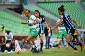 Alexia Villanueva, Ximena Rios | Santos Laguna vs Querétaro J1 A2022 Liga MX femenil