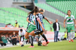 Alexia Villanueva, Valeria Miranda | Santos Laguna vs Querétaro J1 A2022 Liga MX femenil