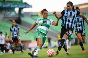 Alexia Villanueva, Alondra Camargo | Santos Laguna vs Querétaro J1 A2022 Liga MX femenil