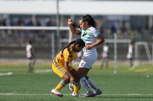 Frida Cussin, Hanna Contreras | Santos vs Tigres J16 C2022 Liga MX