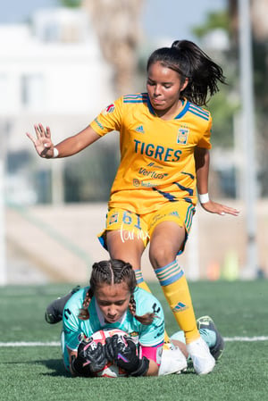 Aida Cantú, Deiry Ramírez | Santos Laguna vs Tigres femenil sub 18 J8