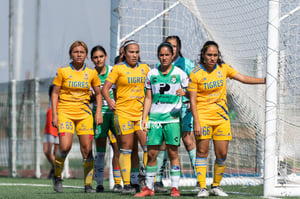 Addy Santos, Ana Velazquez, Natalia Muñoz | Santos Laguna vs Tigres femenil sub 18 J8