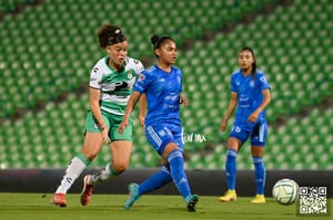 Belén Cruz, Alejandra Curiel | Santos Laguna vs Tigres J9 A2022 Liga MX femenil