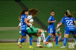 Nancy Antonio, Alejandra Curiel | Santos Laguna vs Tigres J9 A2022 Liga MX femenil