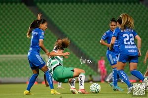 Nancy Antonio, Alejandra Curiel | Santos Laguna vs Tigres J9 A2022 Liga MX femenil