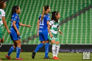 Lydia Rangel, Cinthya Peraza | Santos Laguna vs Tigres J9 A2022 Liga MX femenil