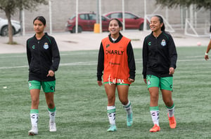 América Romero, Hiromi Alaniz, Nadia Jiménez | Santos Laguna vs Tijuana femenil J18 A2022 Liga MX