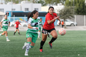Kimberly Hernández, Judith Félix | Santos Laguna vs Tijuana femenil J18 A2022 Liga MX