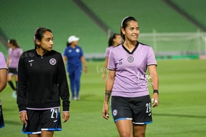 Jatziry Bolaños, Claudia Cid | Santos  Laguna vs Cruz Azul Liga MX Femenil J15