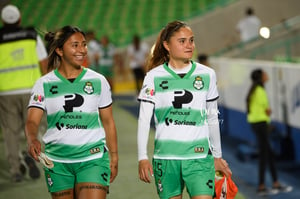 Desarae Félix, Stephanie Soto | Santos  Laguna vs Cruz Azul Liga MX Femenil J15
