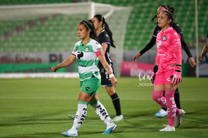Paola Calderón, Cinthya Peraza | Santos  Laguna vs Cruz Azul Liga MX Femenil J15