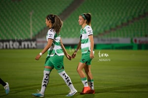 Daniela Delgado, Alexxandra Ramírez | Santos  Laguna vs Cruz Azul Liga MX Femenil J15