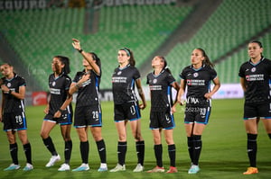Dalia Vidrio, Daniela Monroy, Claudia Cid, Ana García, Dalia | Santos  Laguna vs Cruz Azul Liga MX Femenil J15