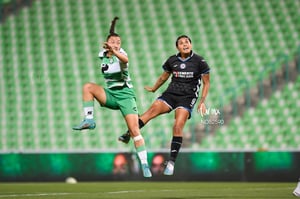 Natalia Miramontes, Daniela Flores | Santos  Laguna vs Cruz Azul Liga MX Femenil J15