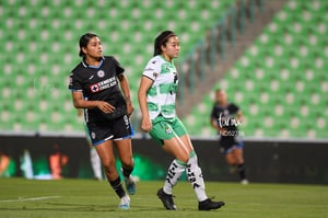 María Yokoyama, Daniela Flores | Santos  Laguna vs Cruz Azul Liga MX Femenil J15