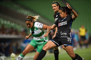 Alexia Villanueva, Claudia Cid | Santos  Laguna vs Cruz Azul Liga MX Femenil J15