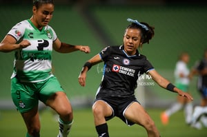 Alexia Villanueva | Santos  Laguna vs Cruz Azul Liga MX Femenil J15