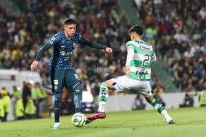 Emilio Lara, Omar Campos | Santos vs America J5 C2023 Liga MX