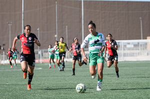 Daniela Meza, Paola Vidal | Santos vs Atlas J10 C2023 Liga MX