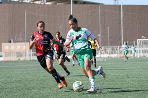 Daniela Meza, Paola Vidal | Santos vs Atlas J10 C2023 Liga MX