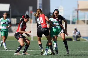 Ailin Serna, Lorena Vega, Ashleen Carrillo | Santos vs Atlas J10 C2023 Liga MX