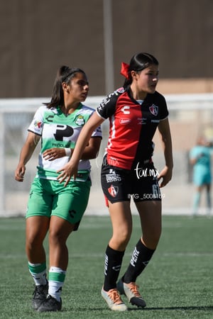 Ashleen Carrillo, Paulina Peña | Santos vs Atlas J10 C2023 Liga MX