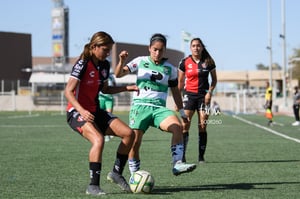Lorena Vega, Maika Albéniz | Santos vs Atlas J10 C2023 Liga MX