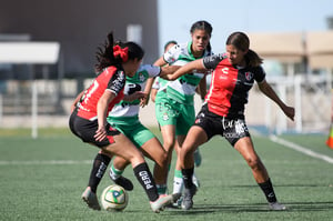 Ashleen Carrillo, Lorena Vega | Santos vs Atlas J10 C2023 Liga MX