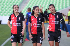 Maritza Maldonado, Karen García, María Pérez | Santos Laguna vs Atlas FC J11 C2023 Liga MX femenil