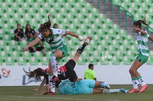 Hannia De Ávila, Alejandra Lomelí, Priscila Padilla | Santos Laguna vs Atlas FC J11 C2023 Liga MX femenil