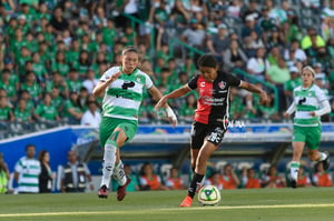 Priscila Padilla, Brenda Ceren | Santos Laguna vs Atlas FC J11 C2023 Liga MX femenil
